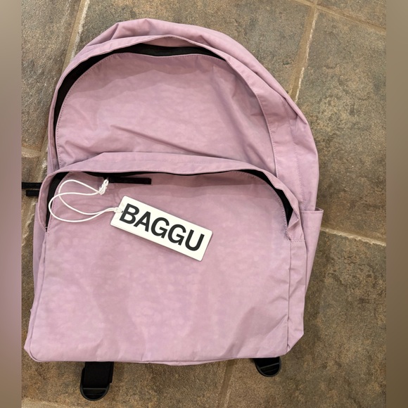 BAGGU Handbags - Baggu Light Purple Backpack Large